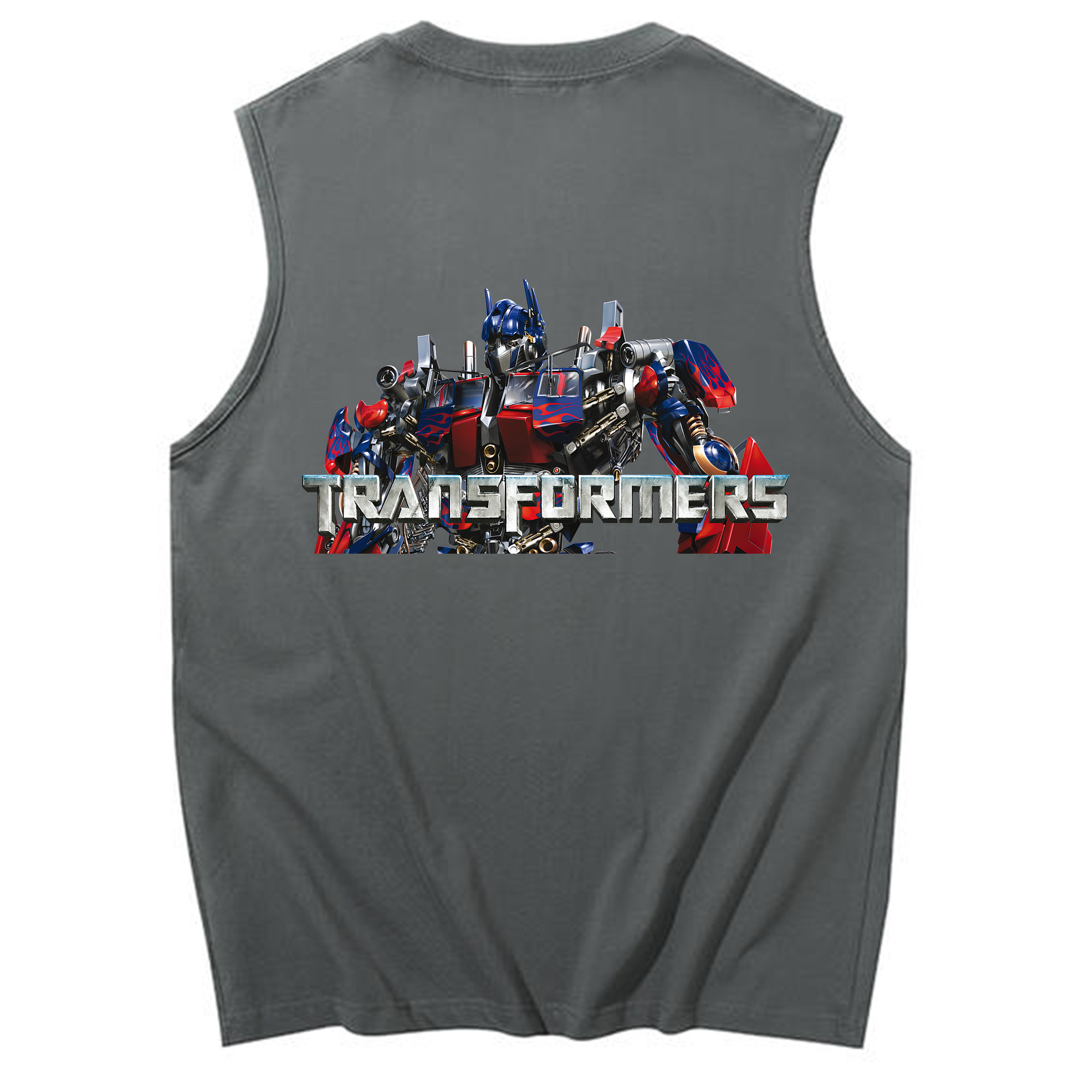 （画像用） Transformers トランスフォーマー コットン100％タンクトップ（背面プリント）